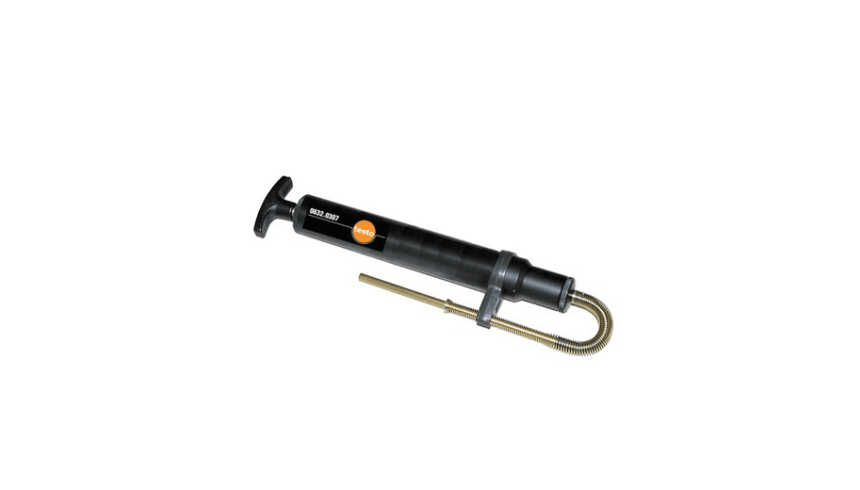 Smoke tester with oil and soot sheet, for measuring soot in ...