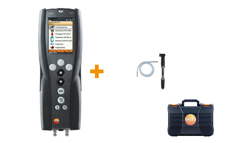 testo 324 basic set - Pressure and leakage measuring instrument