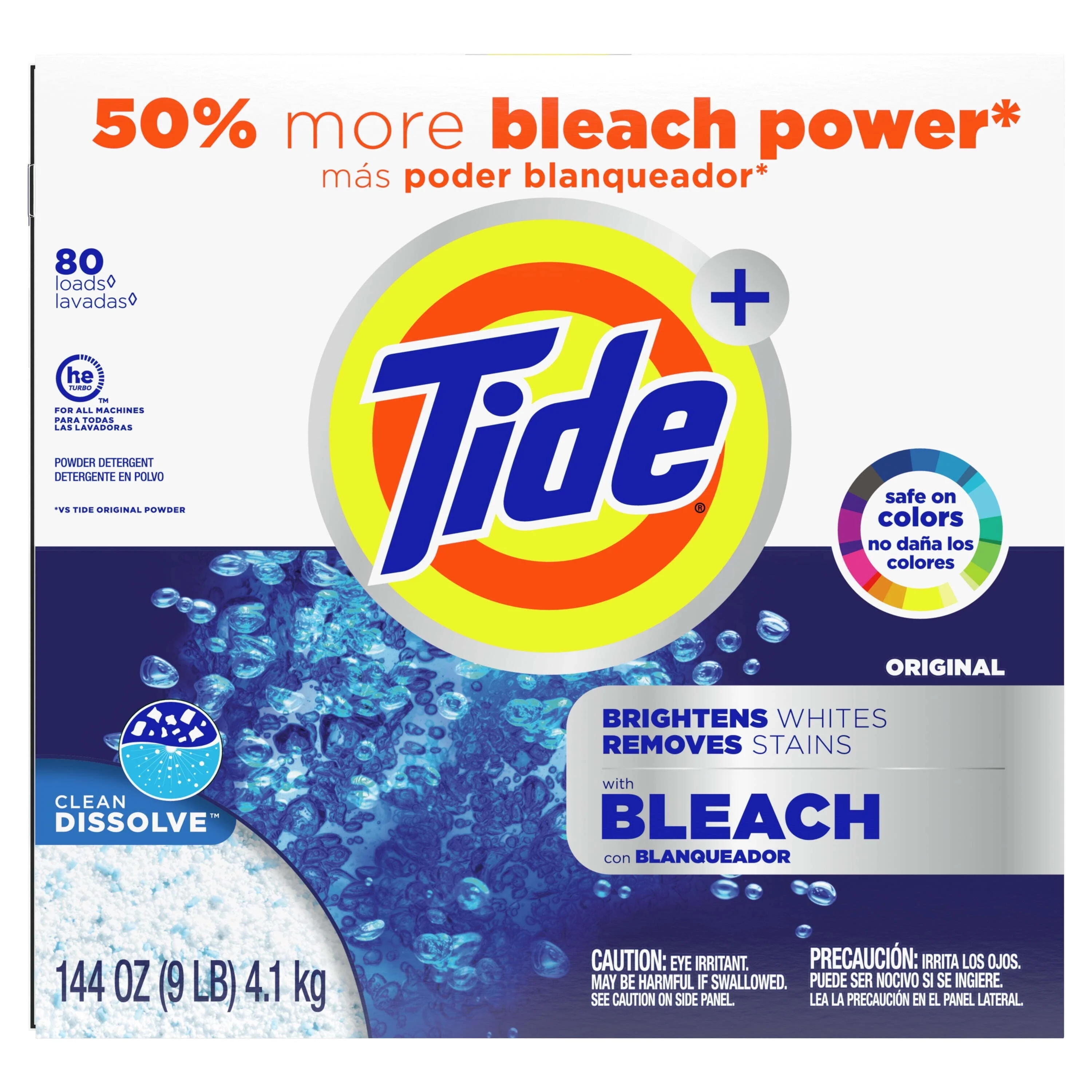 Tide Plus Bleach Detergent Powder (4.10Kg)