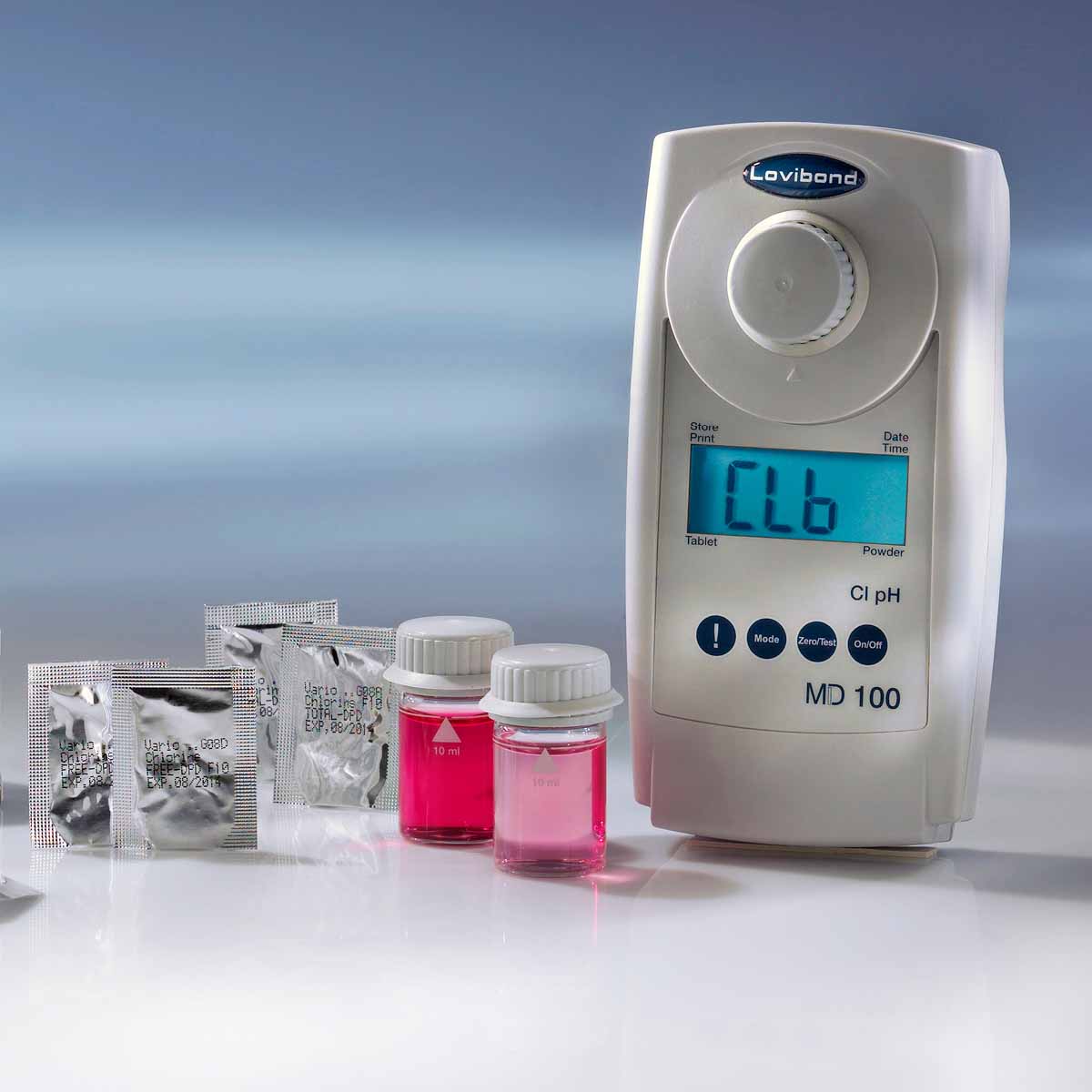 TSS Meter MD 100 Chlorine, pH, liquid reagents (OTZ) Lovibond Germany