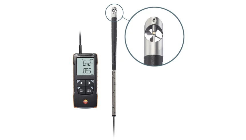 testo 416 - Digital 16 mm vane anemometer with App connection