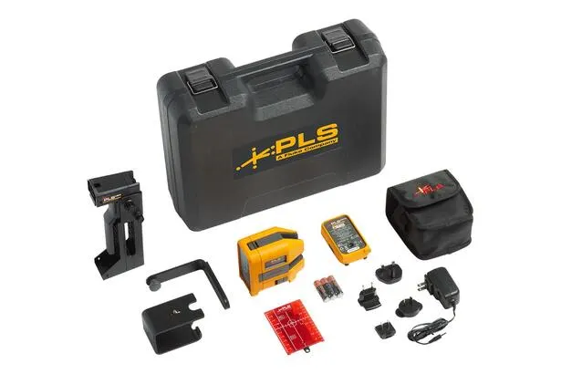 PLS 6R RBP Point and Cross Line Laser Level Kit