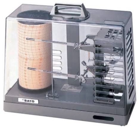Sato Model NSII-Q (#7210-00), Sigma II Thermohygrograph