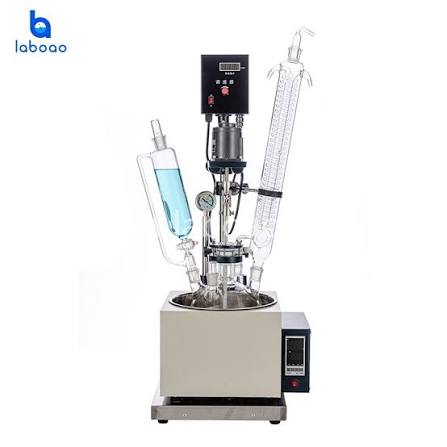 1L Single Layer Glass Reactor
