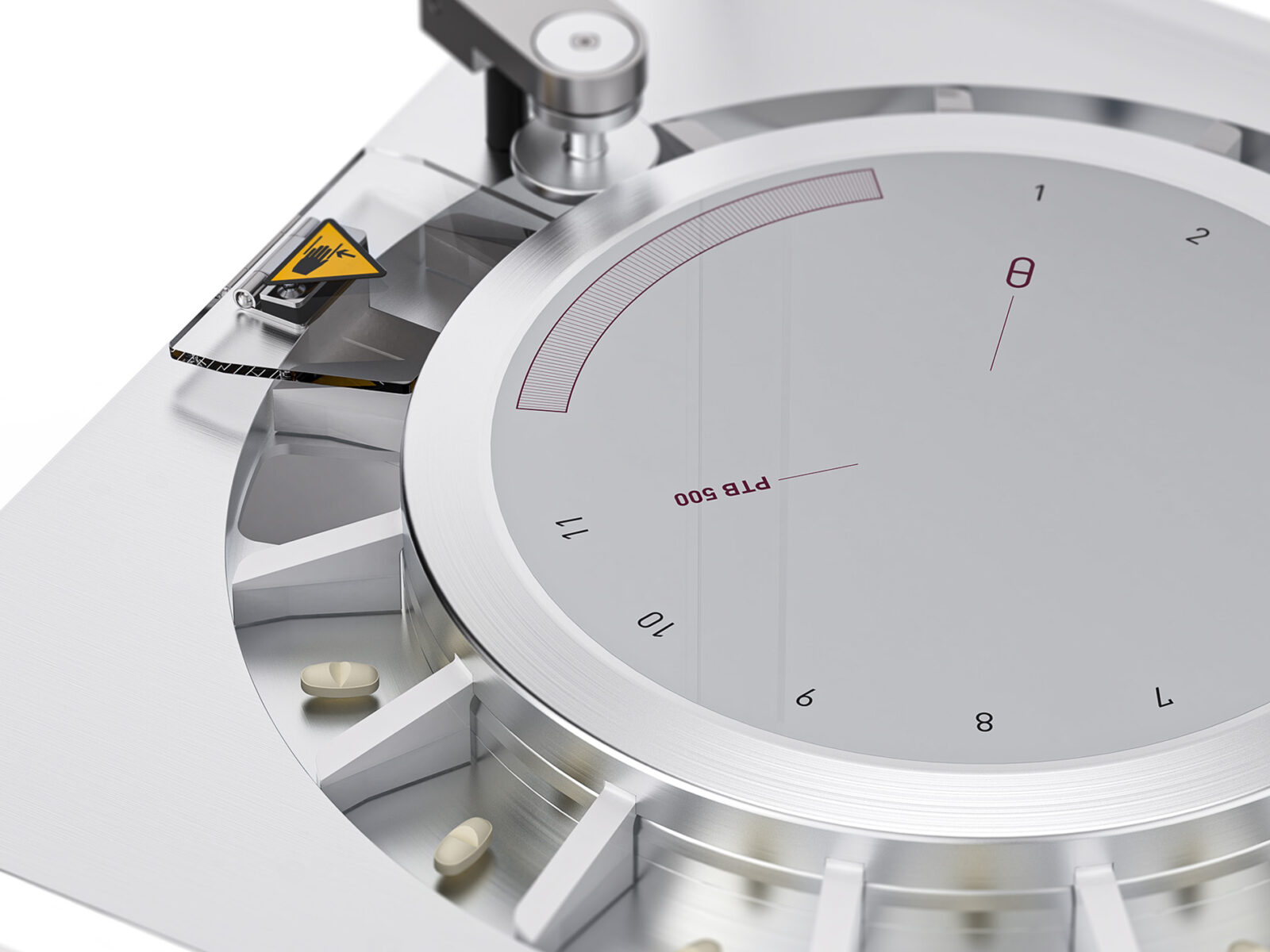 PTB 500 NICE 5-in-1 Semi-Automated Tablet Testing System with Integrated Balance