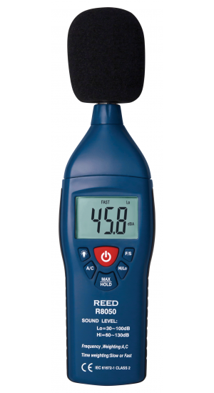 REED R8050 Dual Range Sound Level Meter