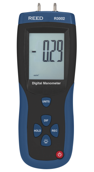 REED R3002 Digital Differential Pressure Manometer (5psi)