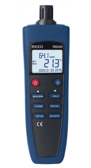 REED R6040 Psychrometer/Thermo-Hygrometer