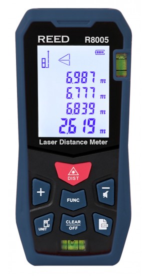 REED R8005 Laser Distance Meter, 164' (50m)