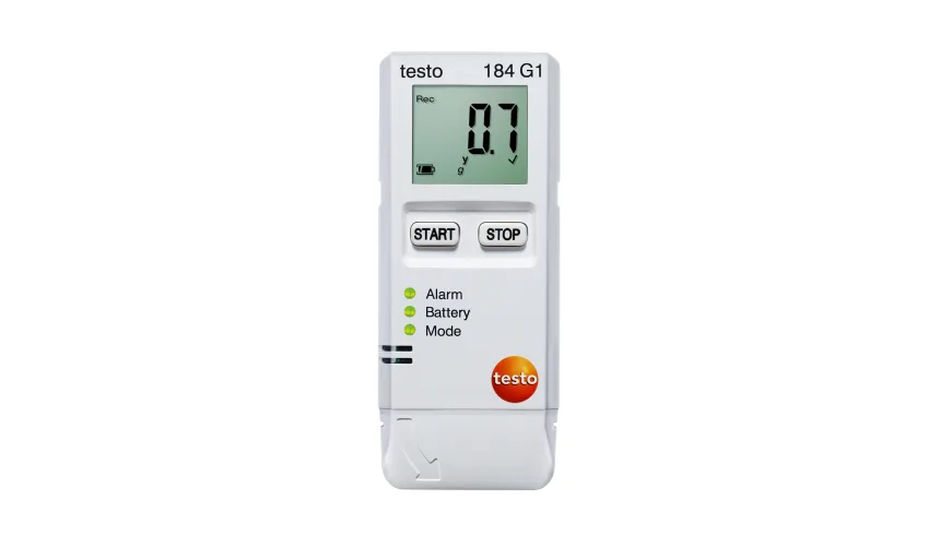 testo 184 G1 - Vibration, humidity and temperature data logger for transport monitoring